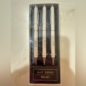 Rae Dunn Cream Pen Trio